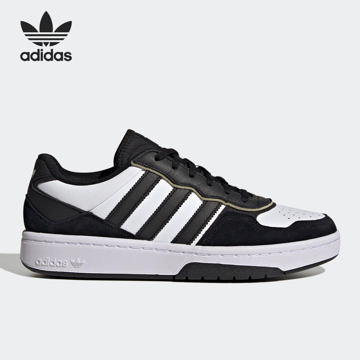 Adidas/阿迪达斯正品COURTIC三叶草男女款经典运动板鞋JS3034