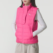 彪马正品 保暖轻盈羽绒马甲528704 冬季 经典 女士拉链时尚 Puma