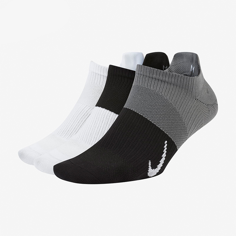 Nike/耐克正品新款男女同款跑步健身透气短袜三双装CV2964-904