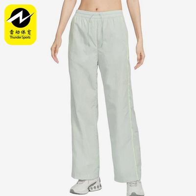 Nike/耐克正品2025夏季款女士阔腿梭织宽松直筒长裤FV7656-034