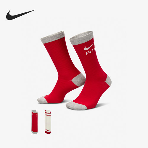 Nike/耐克正品新款男女针织耐磨休闲运动袜两双装FN3149-901