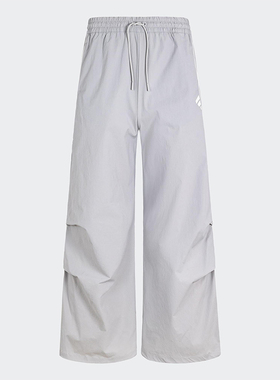 Adidas/阿迪达斯正品2025新款女士宽松时尚经典梭织长裤JY8076