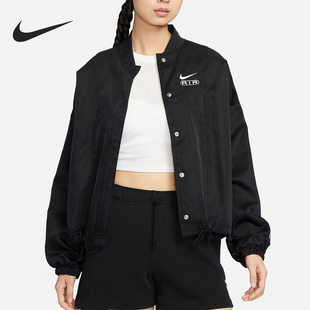 风新款 Nike 耐克正品 Oversize 010 女士梭织夹克外套FN1909