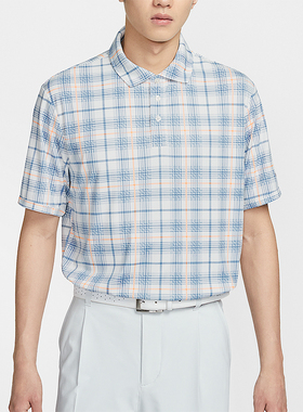 Nike/耐克正品Dri-FIT男士格纹高尔夫短袖POLO衫II0787-133
