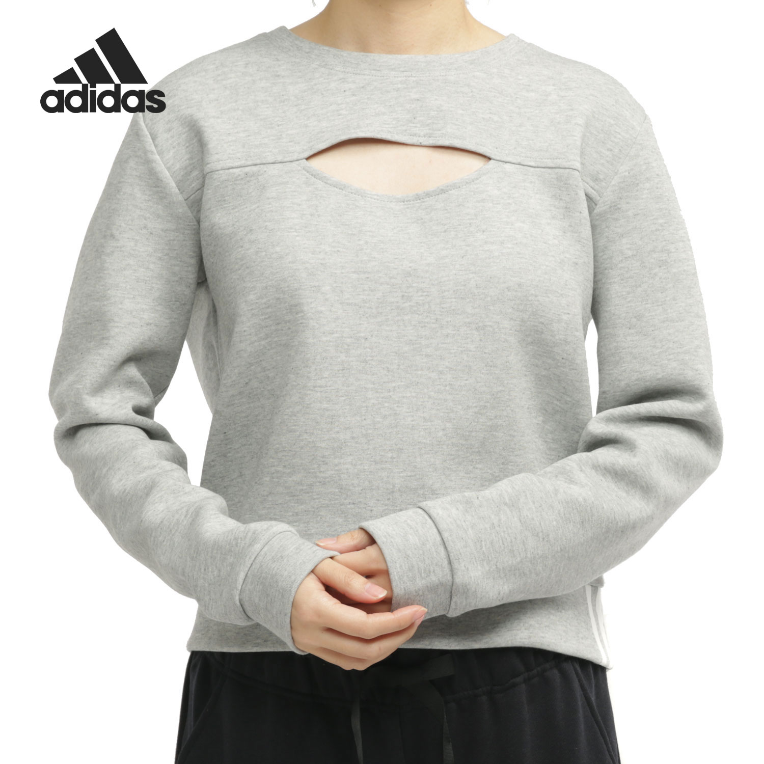 Adidas/阿迪达斯正品 新款3S PERF SWTS女子运动卫衣 FJ7320
