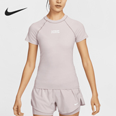 耐克正品 Dri FIT女士紧身训练舒适透气短袖 Nike IF0618 019