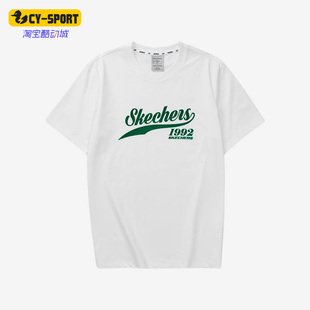 L223U093 缤纷系列男女透气休闲运动短袖 0019 斯凯奇正品 Skechers