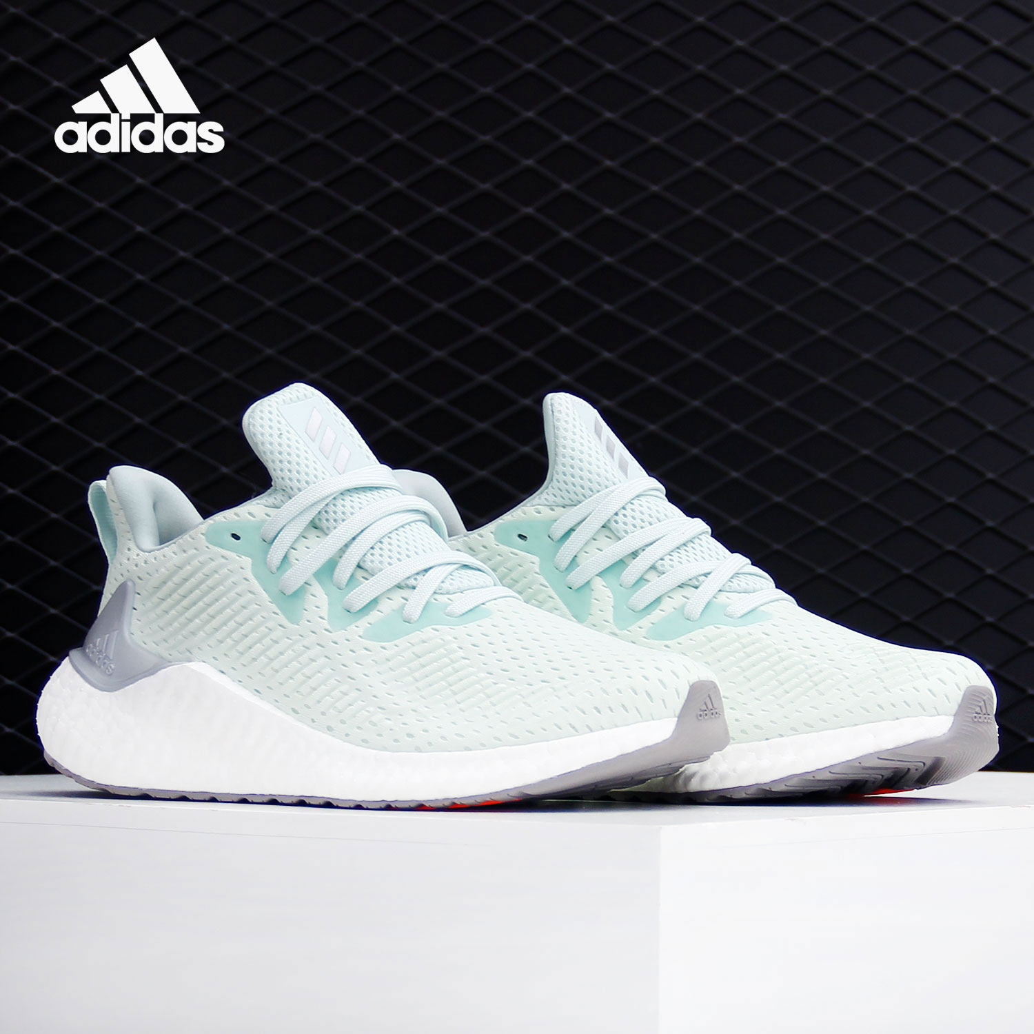 阿迪达斯爆米花女跑步鞋正品