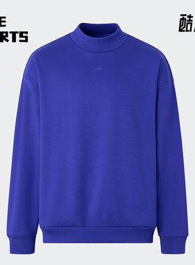 Adidas/阿迪达斯正品篮球加绒男女舒适运动圆领卫衣套头衫IX1963