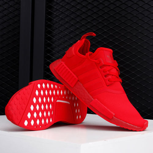 Adidas/阿迪达斯正品三叶草 NMD_R1 男女缓震经典运动鞋 FV9017