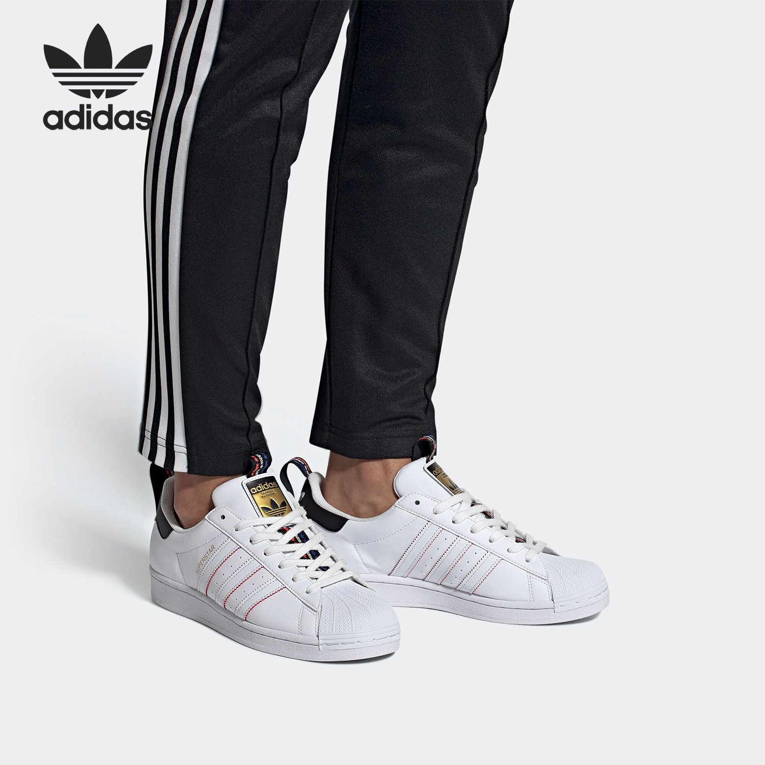 Adidas/阿迪达斯正品三叶草新款 SUPERSTAR 男女经典休闲鞋FW6775
