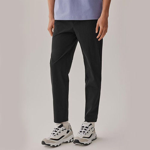 Skechers/斯凯奇正品春秋款男士印花松紧休闲梭织长裤L225M129