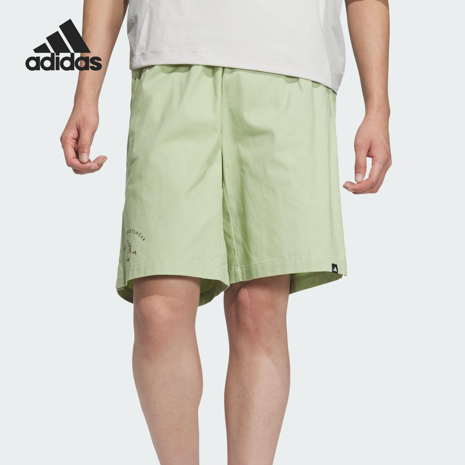Adidas/阿迪达斯官方正品GFX SHORTS男士透气宽松户外短裤JL6062
