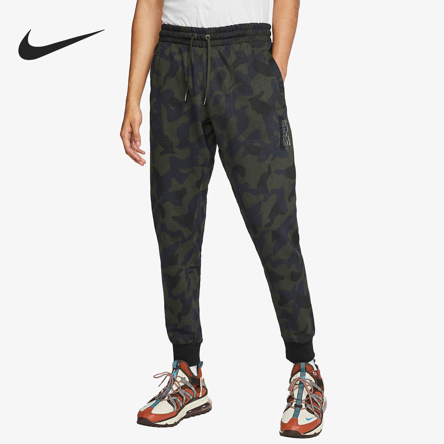 Nike/耐克正品休闲时尚男子透气针织束脚运动长裤CJ0951-475