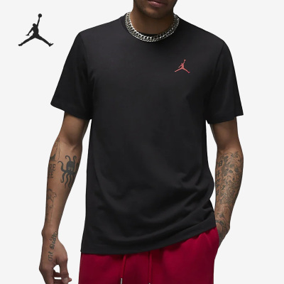 Nike/耐克正品JORDAN男子休闲运动圆领印花短袖FB7469-010