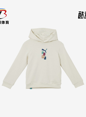 Puma/彪马正品夏季大童套头时尚连帽运动休闲印花卫衣679270-99