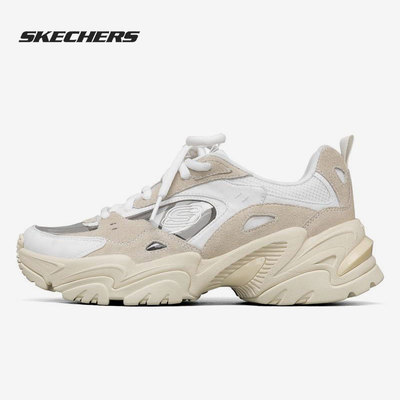 Skechers/斯凯奇正品Reality to idea联名女子厚底老爹鞋896011