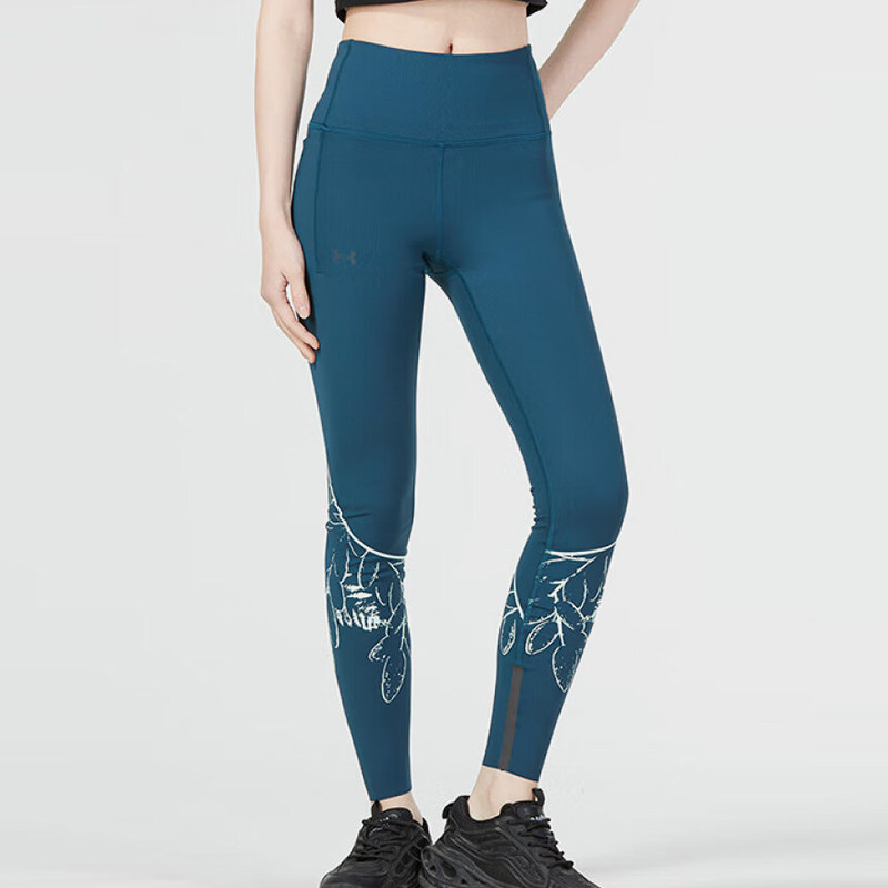 UA/安德玛正品训练女士复古时尚印花运动休闲紧身长裤1367941-413,运动服/休闲服装,运动长裤,淘宝优惠券,粉丝福利购,淘宝优惠卷