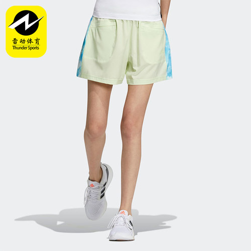 Adidas/阿迪达斯正品夏季新款女士经典跑步训练梭织短裤HI6829