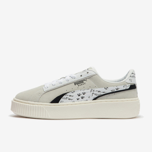 Puma/彪马正品冬季女士系带厚底耐磨低帮复古休闲板鞋395904-02
