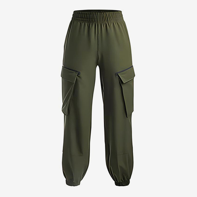 UA/安德玛正品新款女士梭织复古束脚训练透气宽松长裤1386481-390