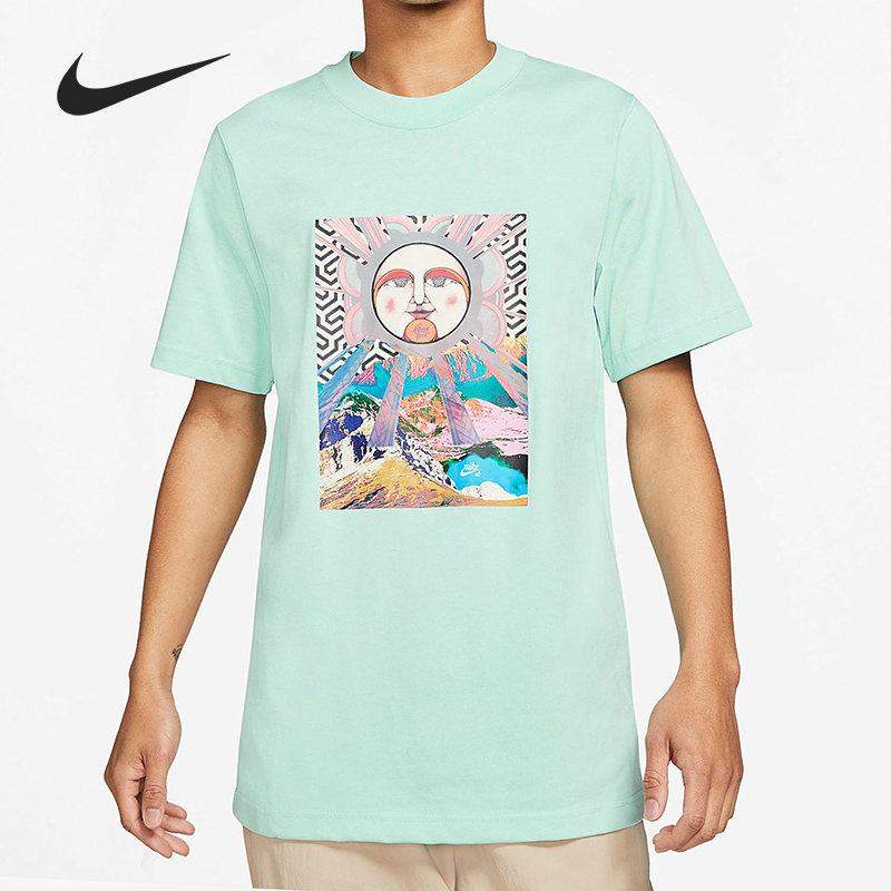 Nike/耐克正品当季新款男子时尚休闲宽松短袖T恤DD8464-382