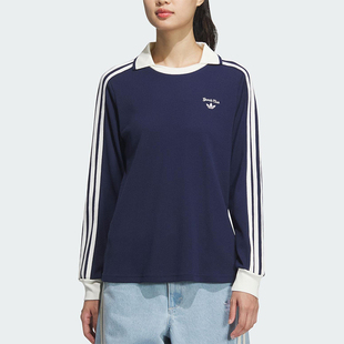 JM8012 Adidas 阿迪达斯正品 三叶草女士套头经典 运动休闲POLO衫