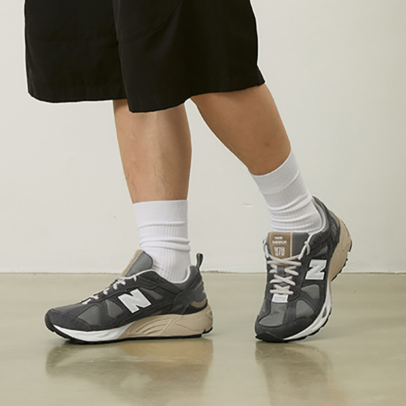 New Balance/NB正品新款男子防滑耐磨系带低帮运动休闲鞋CM878MG1