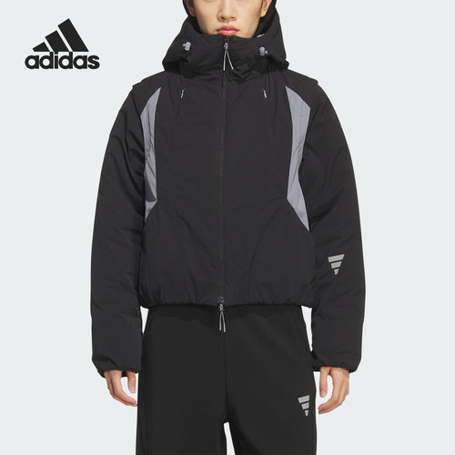 Adidas/阿迪达斯官方正品FUTURE STYLE女士可拆卸保暖棉服KS0072