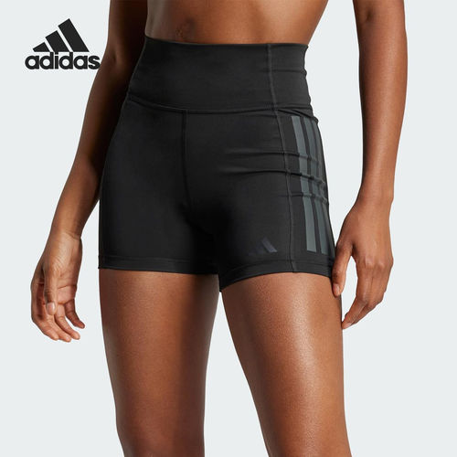 Adidas阿迪达斯正品Optime 3-Stripes女柔软舒适短款短裤JG6144