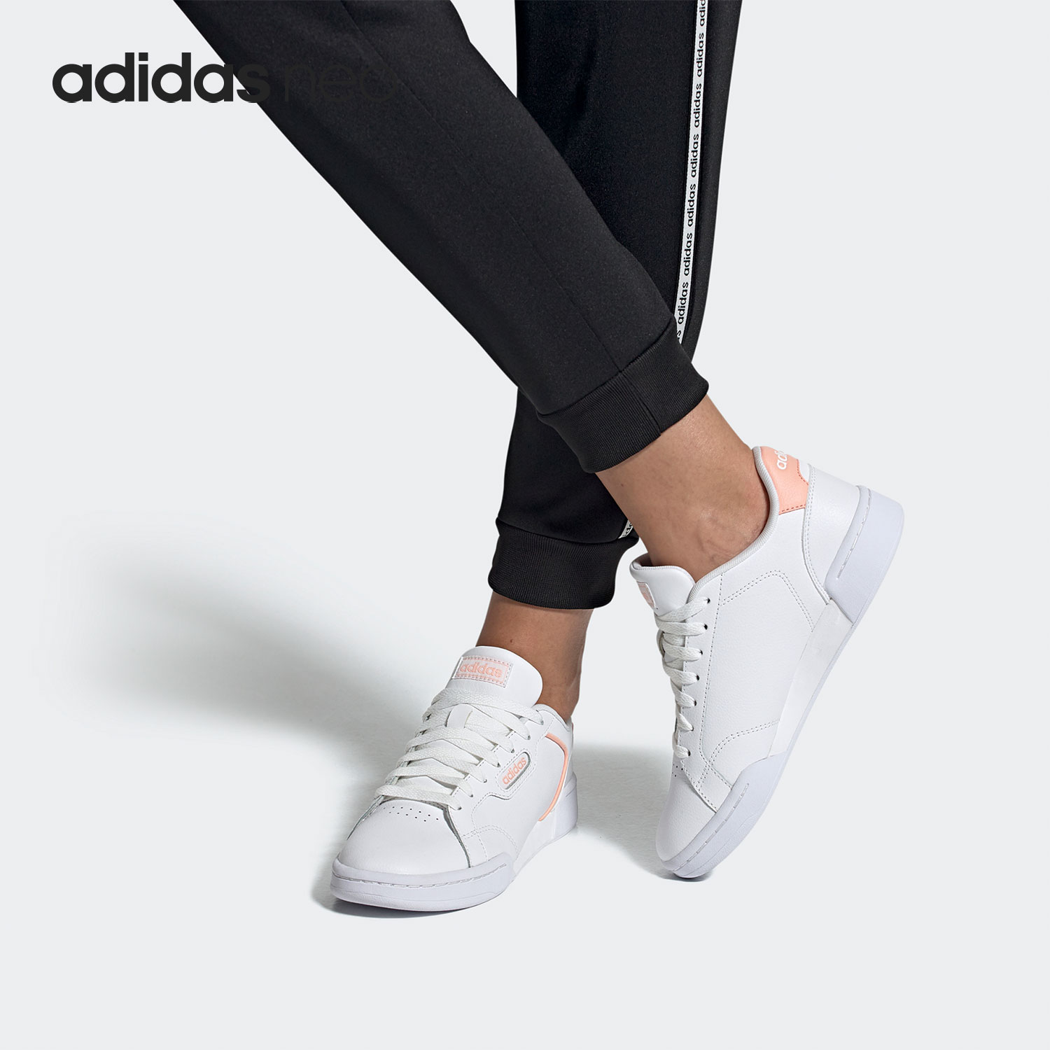 Adidas/阿迪达斯正品 NEO新款男女低帮训练运动休闲板鞋 FV2742