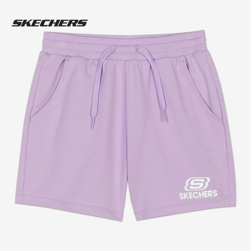 Skechers/斯凯奇正品春季新款儿童休闲舒适运动短裤 L121G128