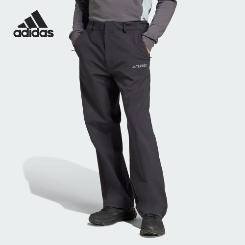 Adidas/阿迪达斯官方正品新款男士户外时尚透气休闲长裤JD3552