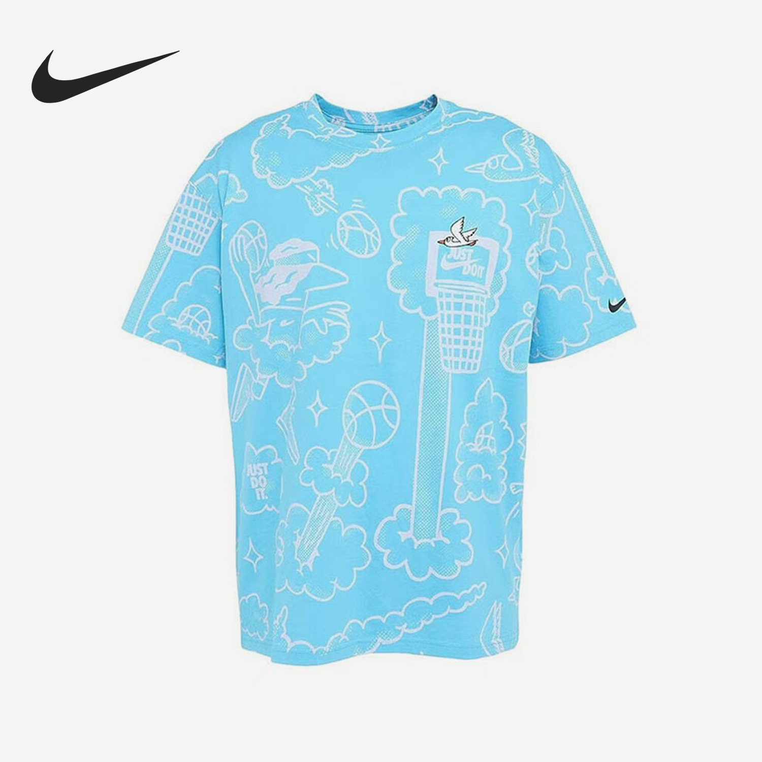 Nike/耐克正品新款男子运动休闲圆领印花短袖T恤DZ2699-416,运动服/休闲服装,运动T恤,淘宝优惠券,粉丝福利购,淘宝优惠卷