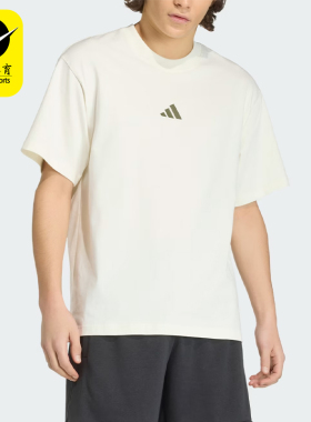 Adidas/阿迪达斯正品运动风套头休闲短袖T恤经典男短袖T恤KB4875