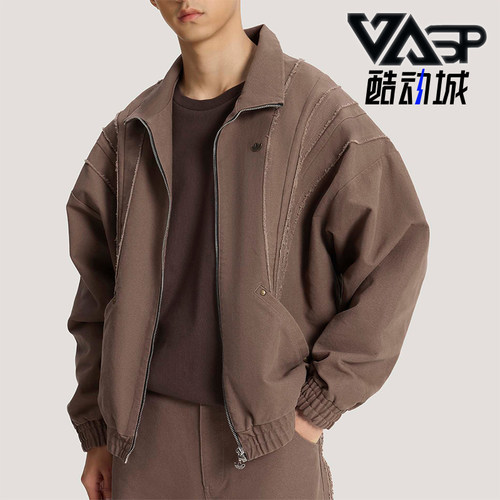 Adidas/阿迪达斯正品三叶草男士复古梭织运动夹克薄外套KR2620