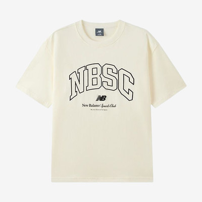 New Balance新百伦正品男圆领透气字母短袖T恤NEF31341-IV