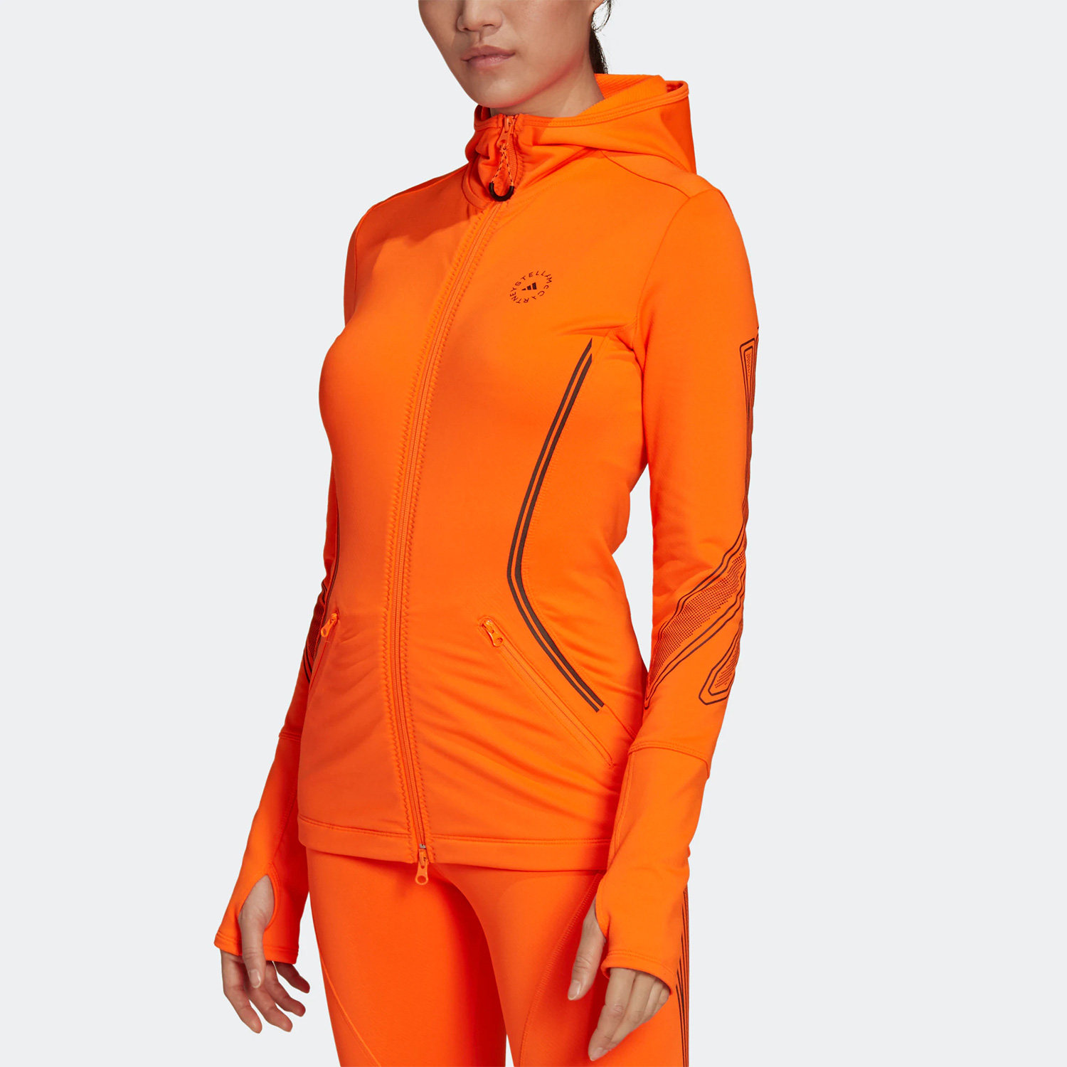 跑步连帽运动茄克/外套