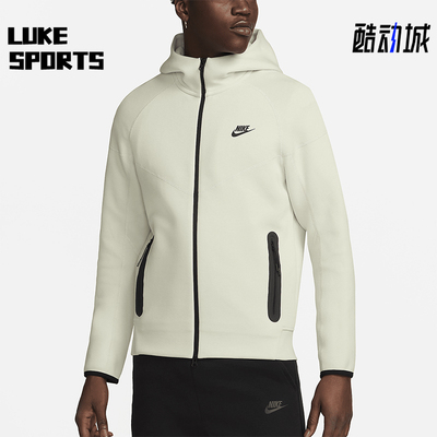 Nike/耐克正品男士拉链复古透气连帽印花经典夹克外套FB7921-020