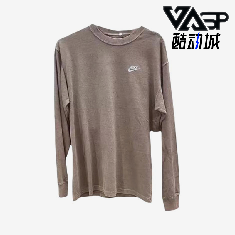 Nike/耐克正品春季款男士运动圆领透气宽松休闲长袖DX1002-040