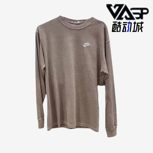 Nike/耐克正品春季款男士运动圆领透气宽松休闲长袖DX1002-040