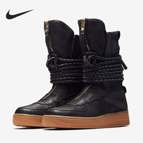 Nike/耐克正品F AF1 HIGH女士经典复古高帮板鞋AA3965-001