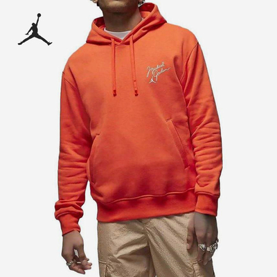 Nike/耐克正品JORDAN男士字母印花抽绳连帽卫衣DV7576-817