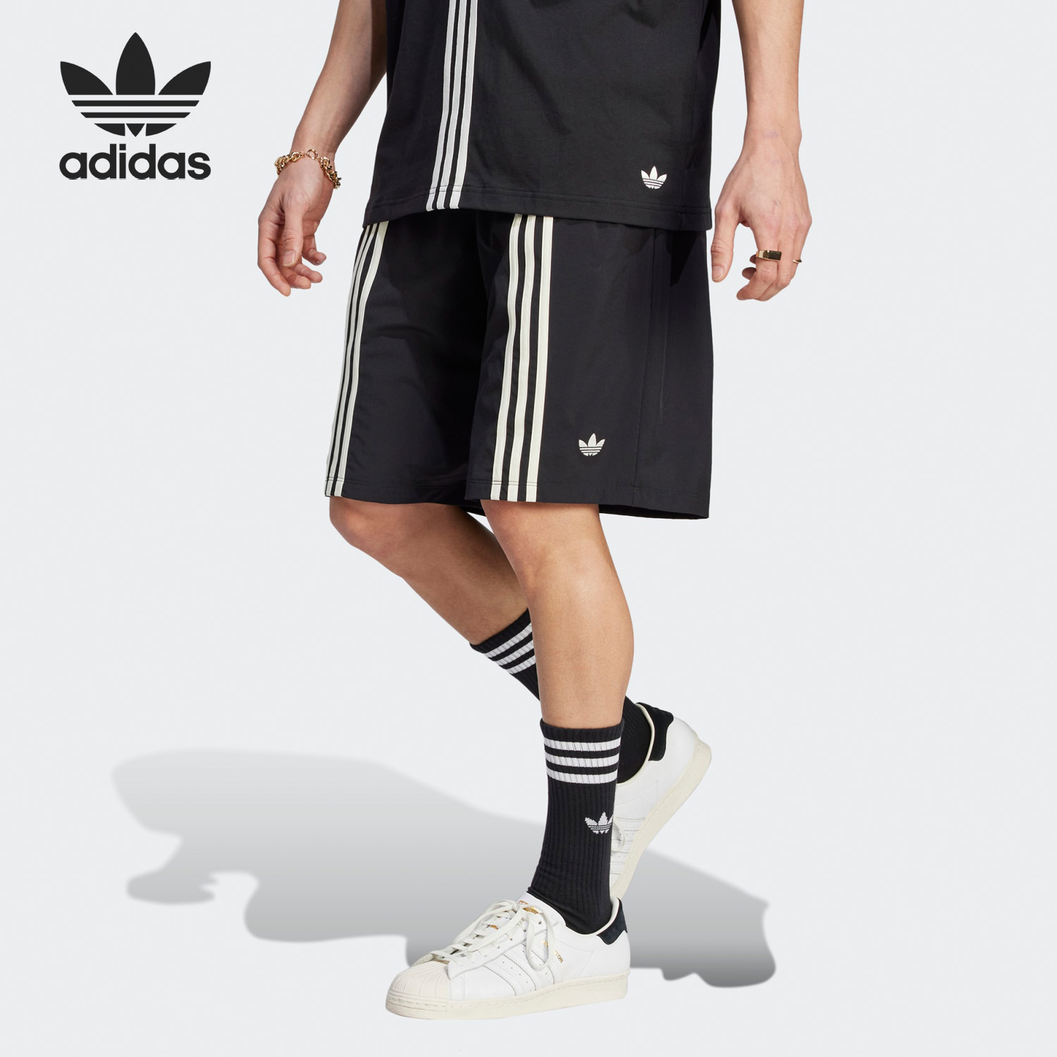 男子休闲短裤Adidas/阿迪达斯