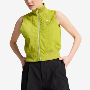 款 彪马正品 轻薄休闲马甲629828 Puma 经典 女士修身 2025夏季 无袖