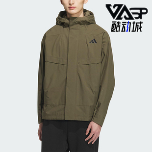 男士 Adidas 款 2025秋季 运动连帽耐穿日常外套KB7625 阿迪达斯正品