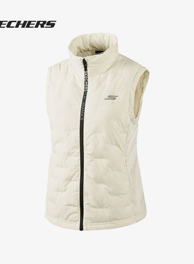 Skechers/斯凯奇女子正品运动羽绒马甲清仓特价P421W029-0074