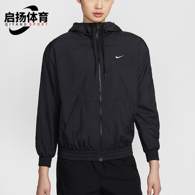 耐克女士透气休闲梭织夹克外套