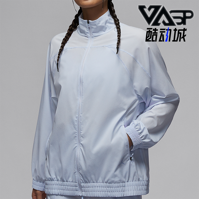 耐克女士立领宽松运动休闲外套