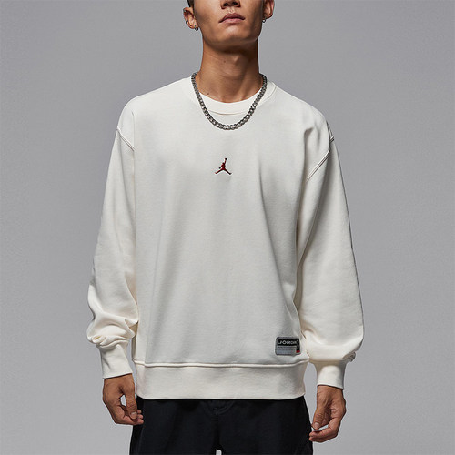 Nike/耐克正品JORDAN男士圆领简约长袖休闲套头卫衣IO7830-133
